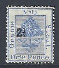 OFS 1896 SG 83 Double Surcharge unused. See below.