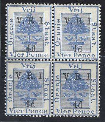 OFS 1902 block of SG 107 superb MNH. See below.