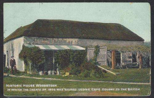 Cape 1908 historic homesteads at WOODSTOCK and MUIZENBERG - cards to USA -  See below