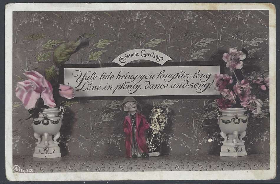 Transvaal: Rare 1911 (`unseen before`) REMHOOGTE cds (Xmas Day) p/card from DAVEL(`RR`) . See below.