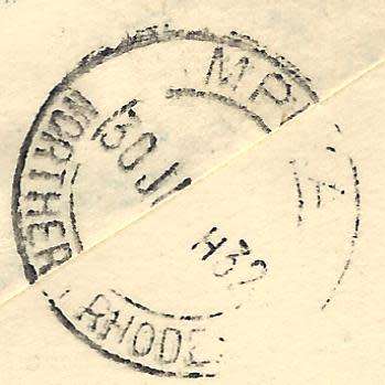 Rhodesia (Northern) 1932 Imperial Airways First regular flight Rurley/London/MPIKA. See below.