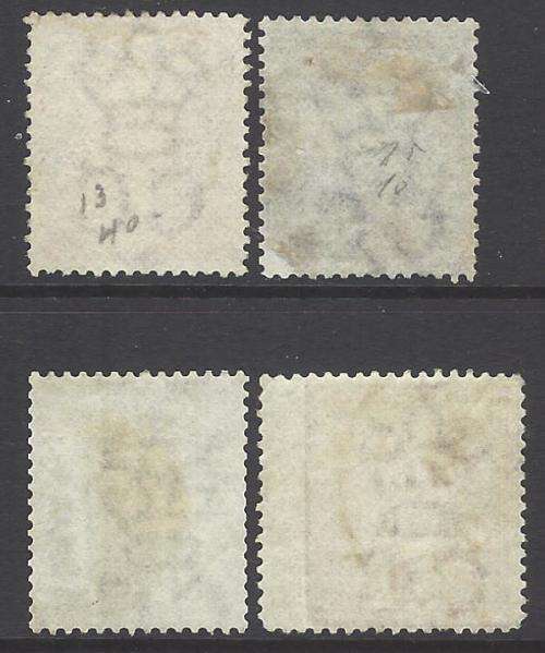 Griqualand West: 1879 Group of fine used. SG 25/6, 28/9. See below.