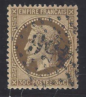 France 1863 the scarce SG 117 fine used. CV R 1,500. See below.