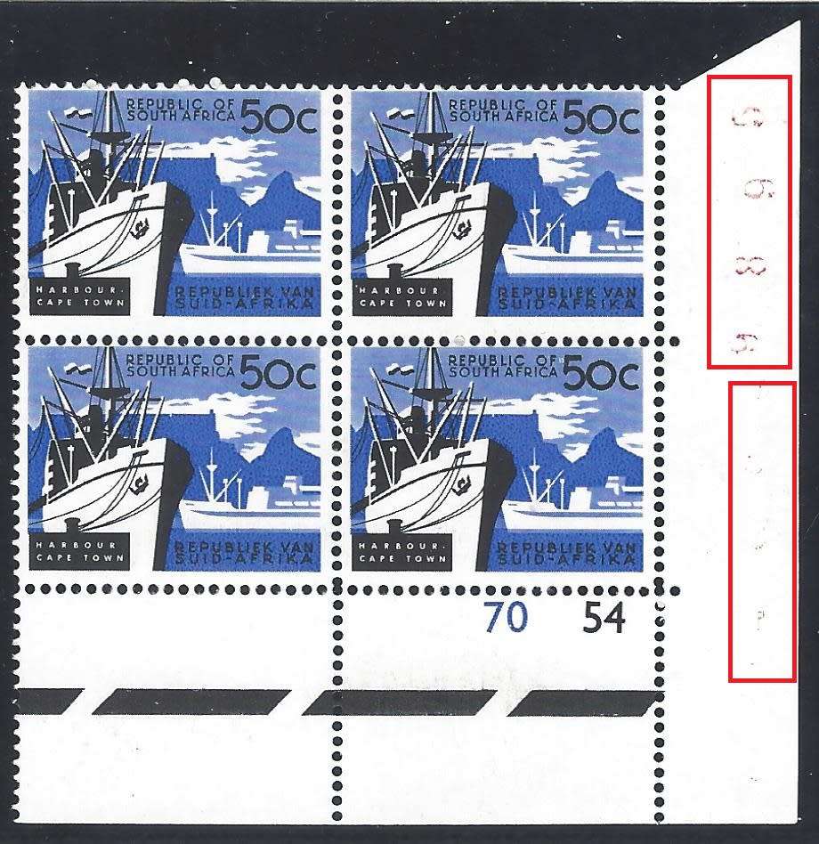 RSA 1966 (April) Cylinder with ghost & normal sheet no. CV R 4,000 plus. SACC 234. See below.