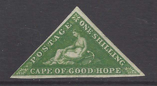 Cape 1858 SACC 8 fine mint with Behr certificate.