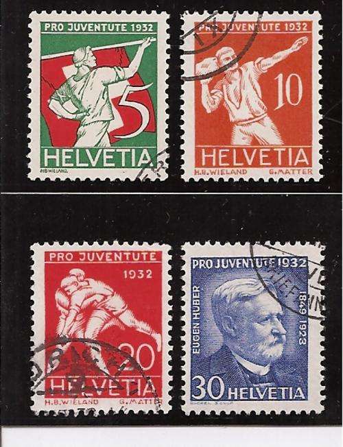 Switzerland 1932 Pro Juventute set