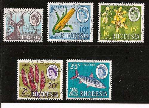 Rhodesia 1967 Dual currency set