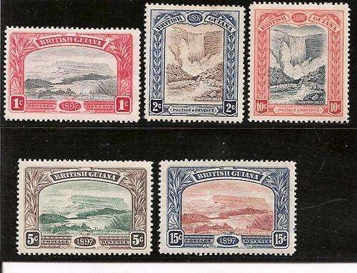 British Guiana: 1898 set