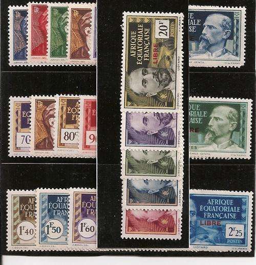 R 700 : French Equatorial Africa: 1940 set