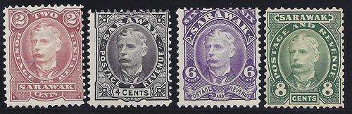 Sarawak 1895 set
