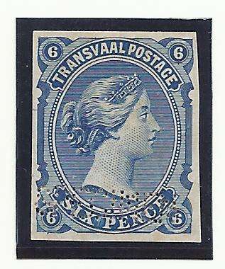 Transvaal 1878-80 issue Bourne Head Plate Proof