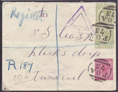 Boer War Natal POW/Thomas Leask cover