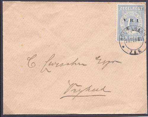 ZAR/Natal cover: Gommamaan postmark