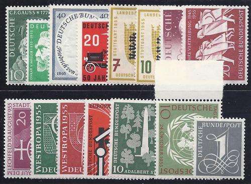 Bundesrepubliek: Assembly of 1955 issues