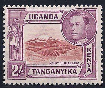 Kenya Uganda & Tanganyika 1938 George VI set variety