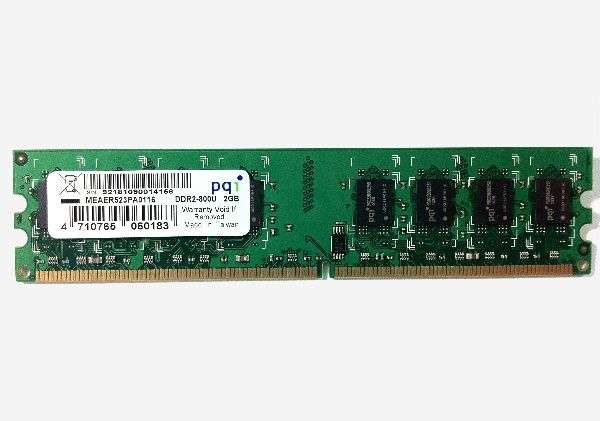 PQI DDR2-800MHz 2GB Non-ECC CL5 U-DIMM (FREE SHIPPING)