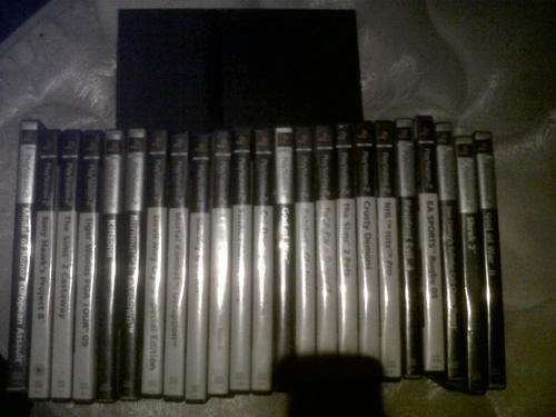 playstation 2 with 20 original games