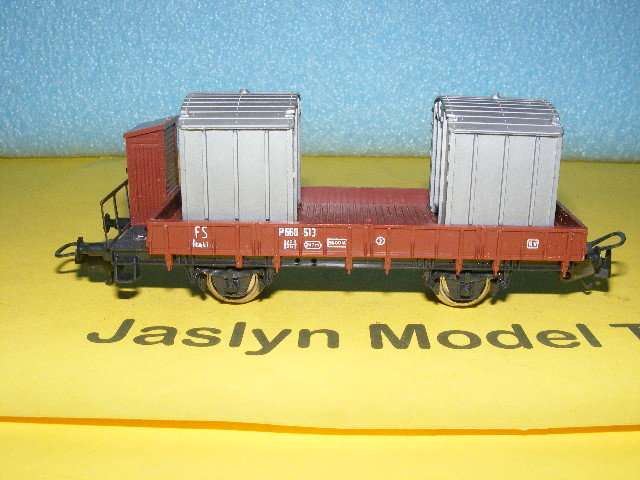 Lima HO Flatbed with load.