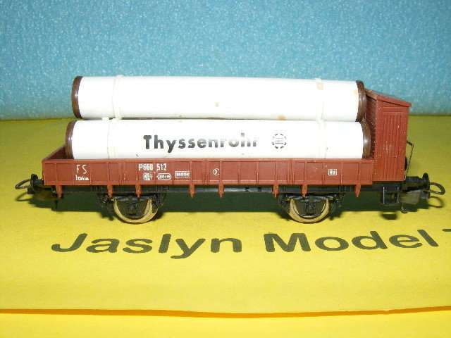 Lima HO Flatbed with load.