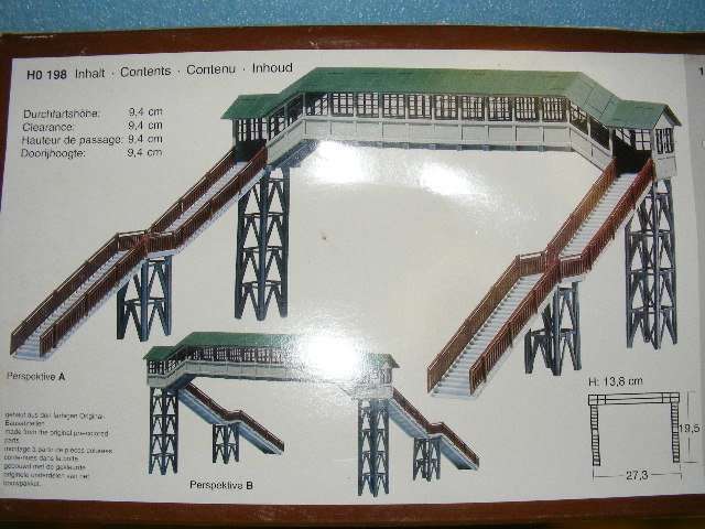 Faller HO Pedestrian Bridge.