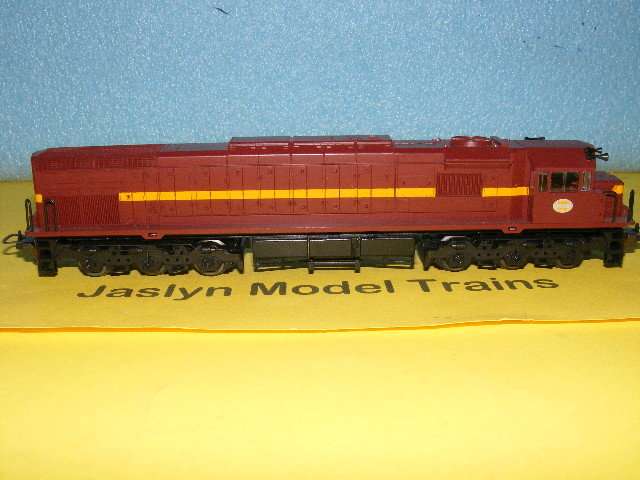 Lima HO SAR/ SAS Class 34 Diesel Loco in display case.