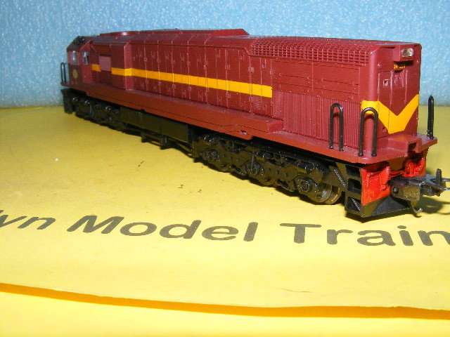 Lima HO SAR/ SAS Class 34 Diesel Loco in display case.