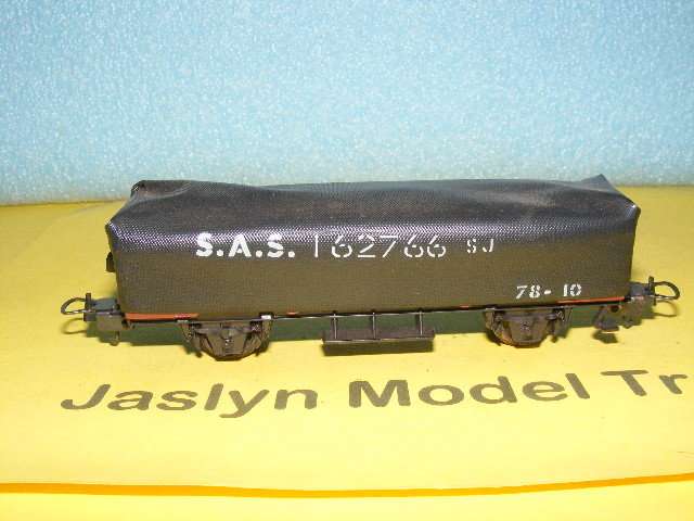 Lima HO SAR/ SAS Open wagon with tarpaulin.