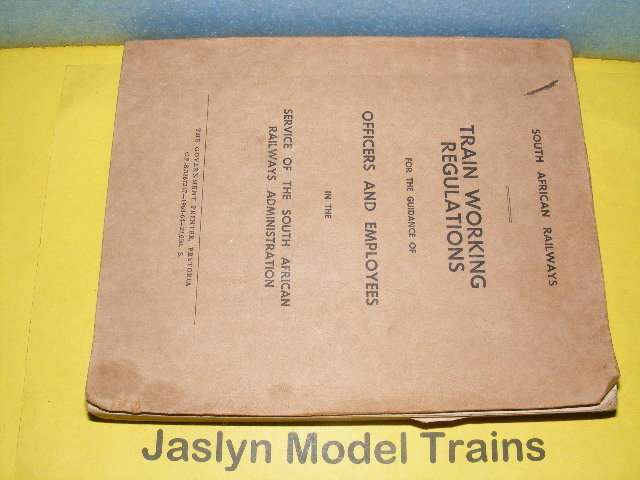 SAR/ SAS - Train Working Regulations.