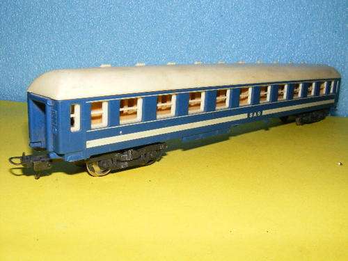 Lima HO SAR/SAS Old Style Blue Train Coach