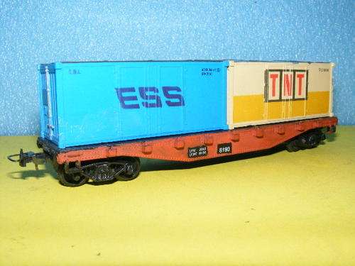 HO Flatbed with Container Load.