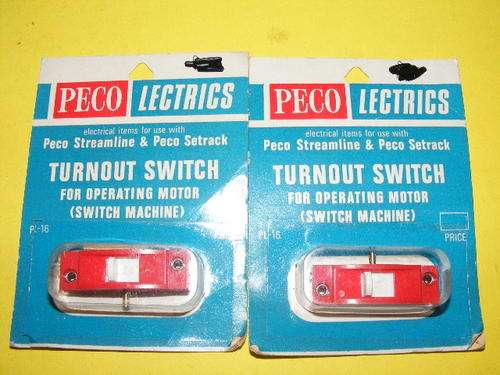 Peco Turnout Switches X 2