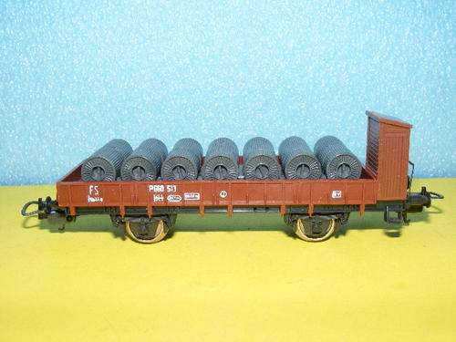 Lima HO Open Wagon with load.