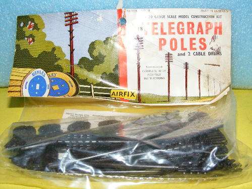 Airfix HO Telegraph Poles.