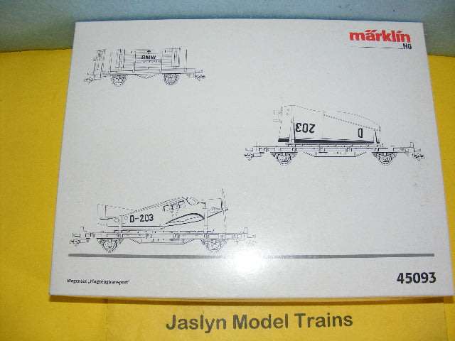 Marklin HO Airplane Transport Set (Boxed)