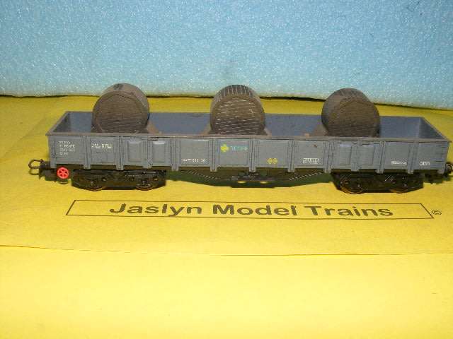 Electotren HO Open Wagon with Cable Drum Load,