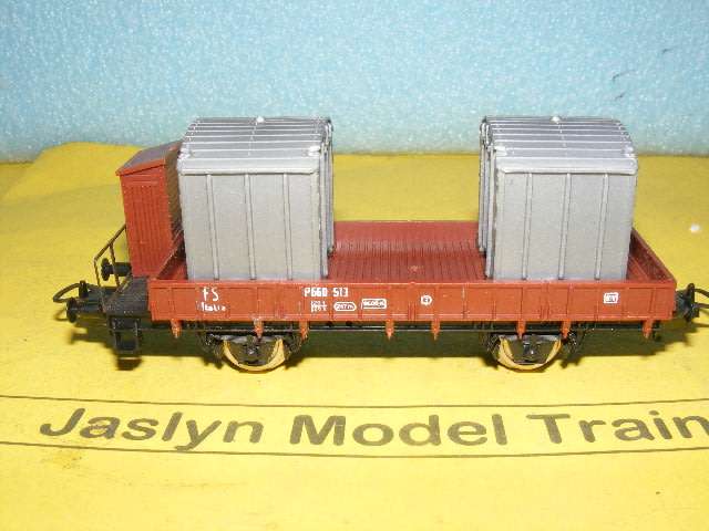 Lima HO Flatbed with load,