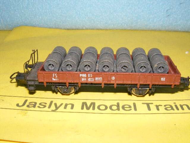 Lima HO Flatbed with load,