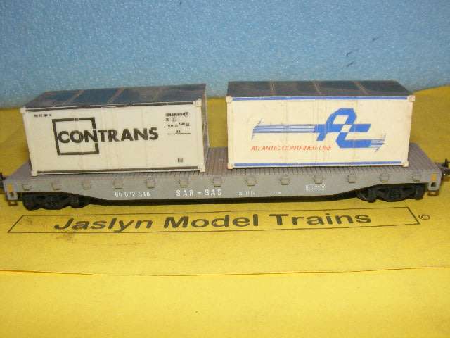 Lima HO SAR/ SAS Flatbed with Container,