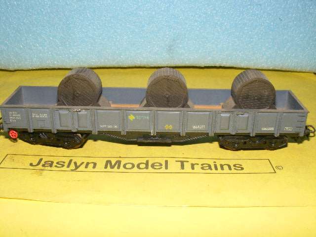 Electrotren HO Open wagon with Cable Drums,