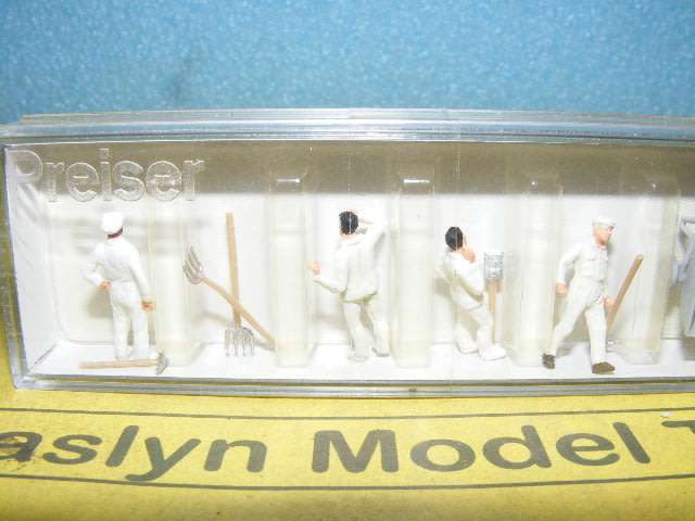 Preiser HO Construction Workers,