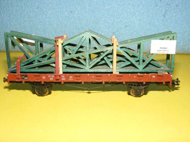Marklin HO Flatbed with load,