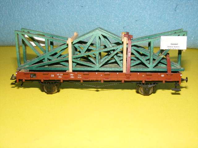 Marklin HO Flatbed with load,