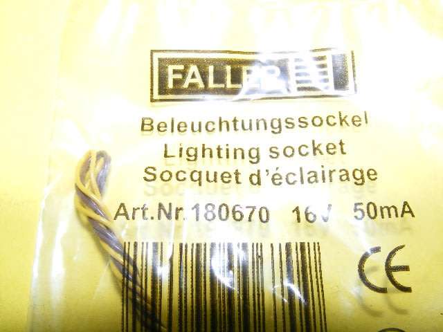 Faller HO Job Lot Lighting Socket,