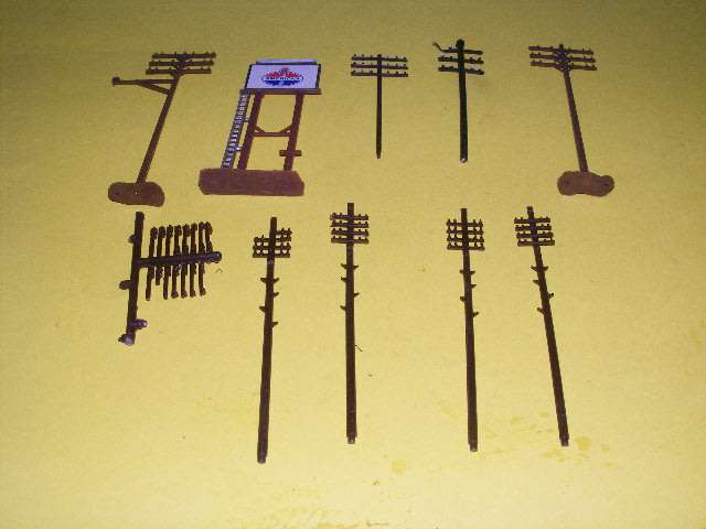 HO Job Lot Telegraph Poles,
