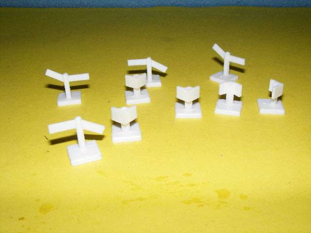 HO Job Lot Track Signs,