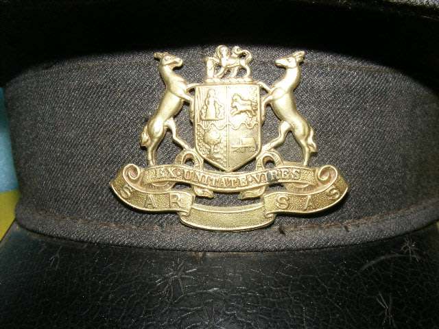 SAR/ SAS Railway Cap with badge.