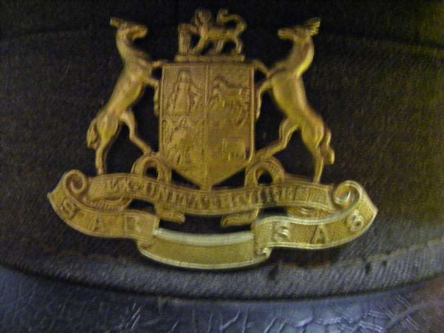SAR/ SAS Railway Cap with badge.