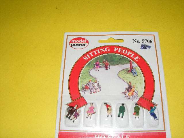 Model Power HO Sitting People,