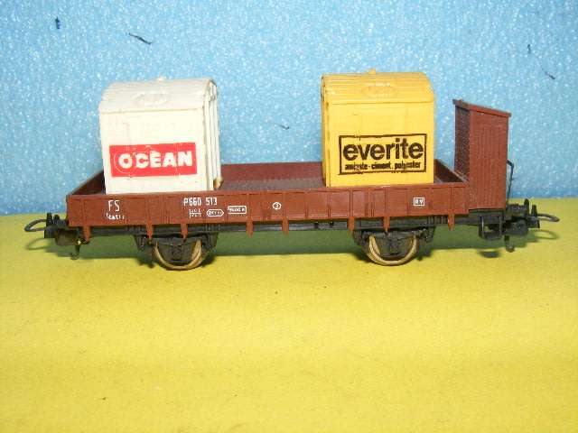 Lima HO Flatbed with load,