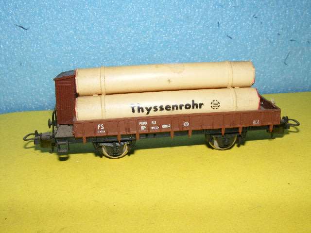 Lima HO Flatbed with load,